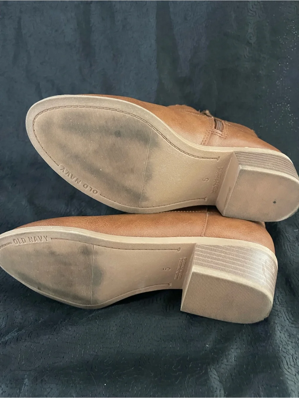 Girl’s Tan Leather Ankle Boots - Casual Western-Inspired Chelsea